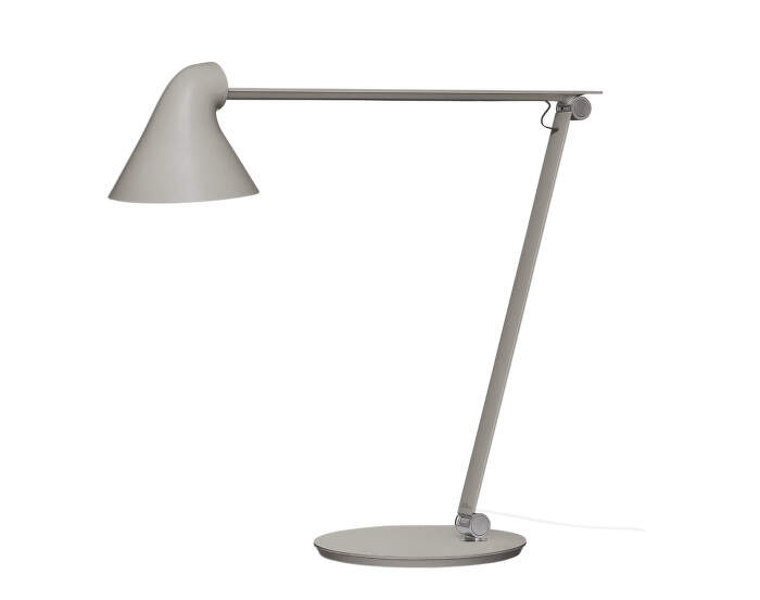 Stolní lampa NJP, light aluminium grey