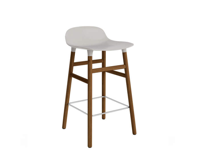 Barová židle Form 65 cm, warm grey/walnut