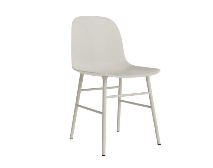 Židle Form, light grey/steel