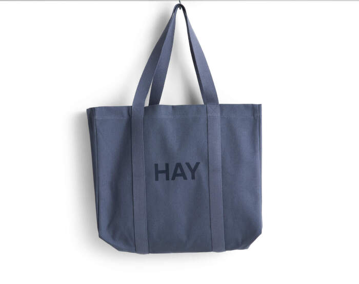 Plátěná taška Shopper Bag M, steel blue
