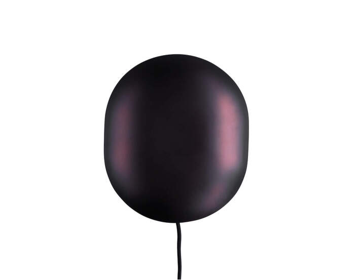 Nástěnná lampa Clam, burned black