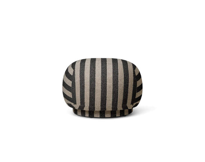 Pouf Rico Louisiana, sand/black