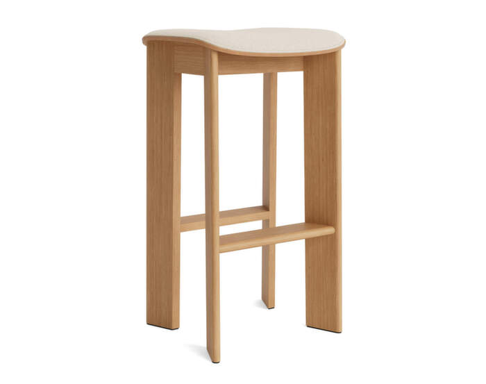 Barová stolička Chisel 30 H75, oiled oak / Hallingdal 200