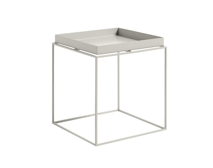 Stolek Tray Table 40x40, warm grey