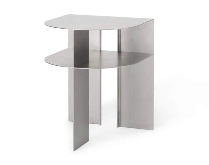 Odkládací stolek Rand, stainless steel