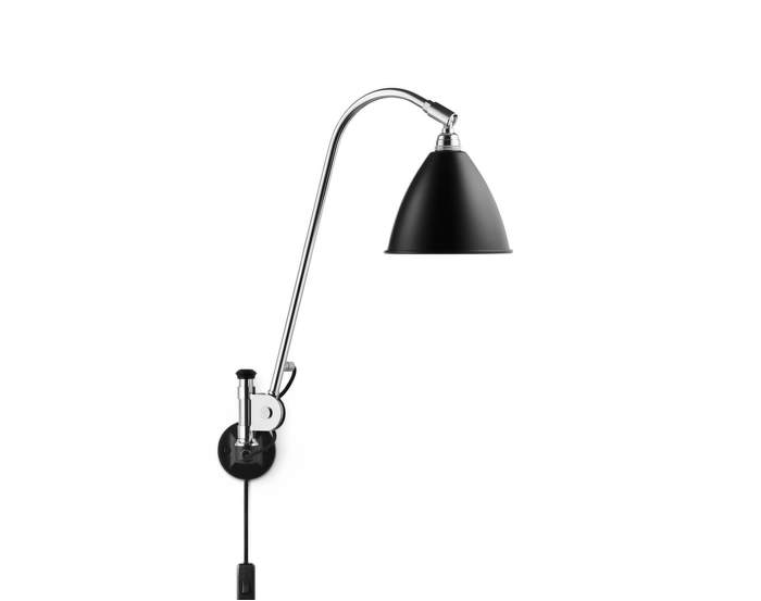 Nástěnná lampa Gubi Bestlite BL6 černá s vypínačem