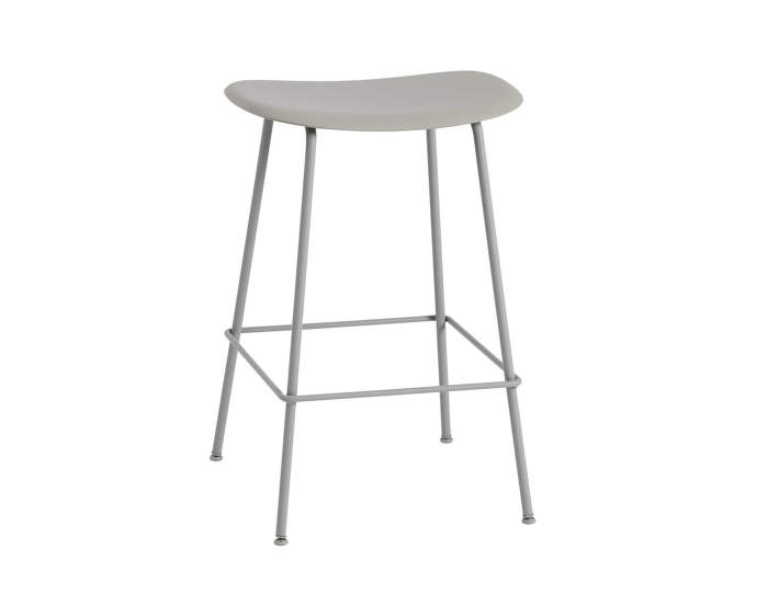 Barová stolička Fiber tube base, grey