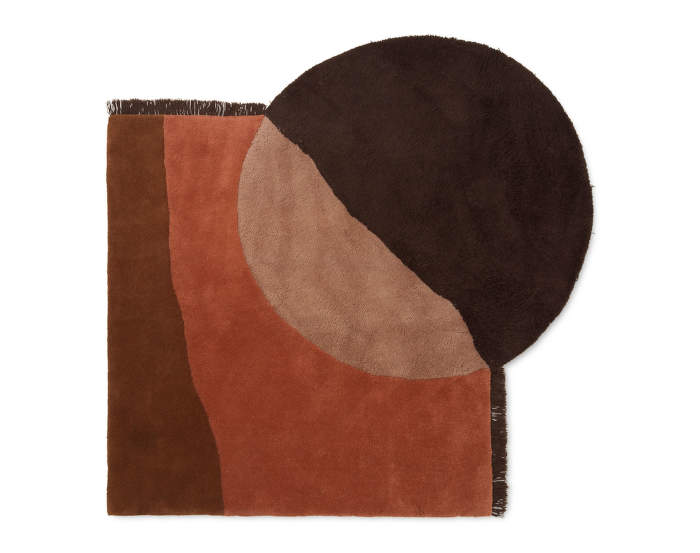 View Rug, red brown