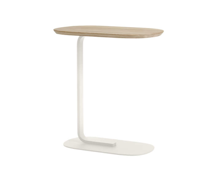 Relate Side Table 60,5 cm, oak/off-white