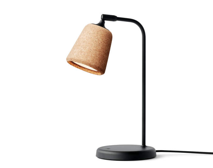 Material Table Lamp, natural cork