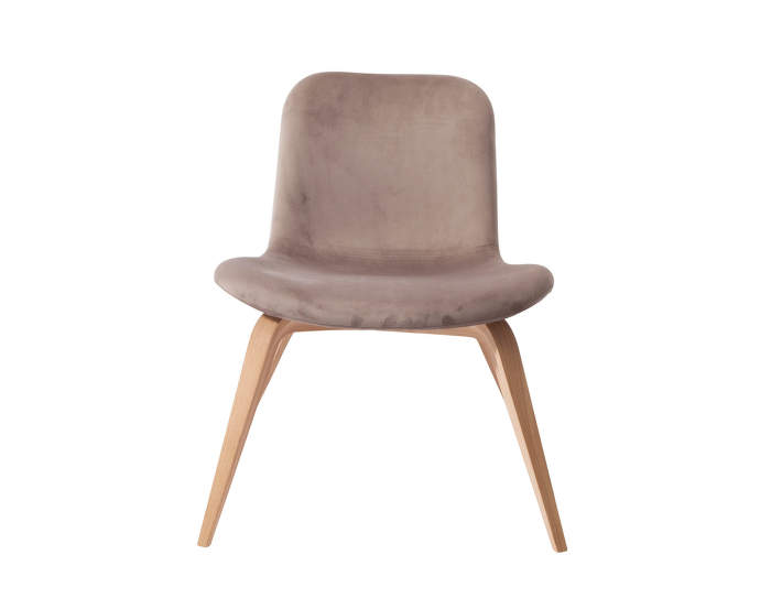 Goose Lounge Chair Nature Oak, Velvet Taupe