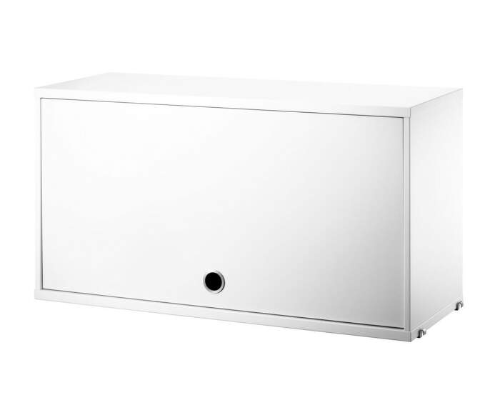 String Cabinet with flip door, white