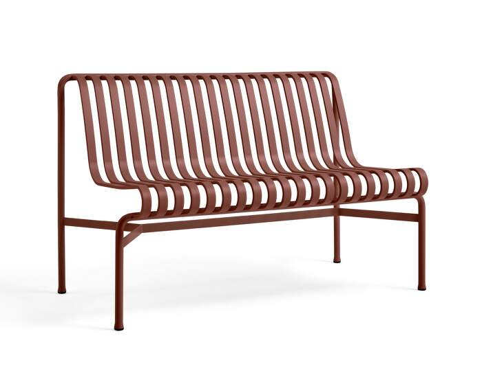 Palissade Dining Bench, iron red