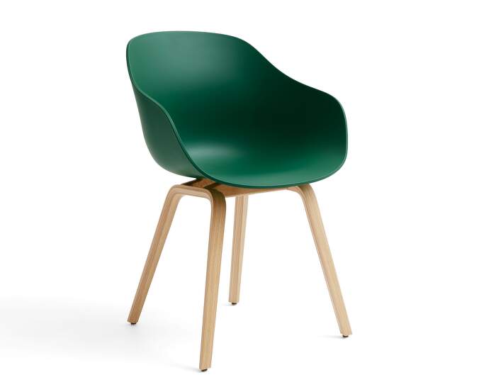 zidle-AAC 222 Chair Oak, teal green