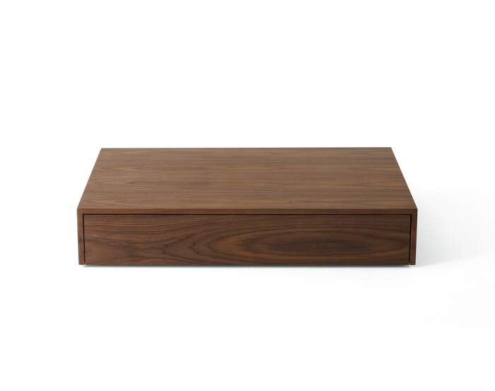 stolek-Mass Coffee Table Wide w. Drawer, natural walnut
