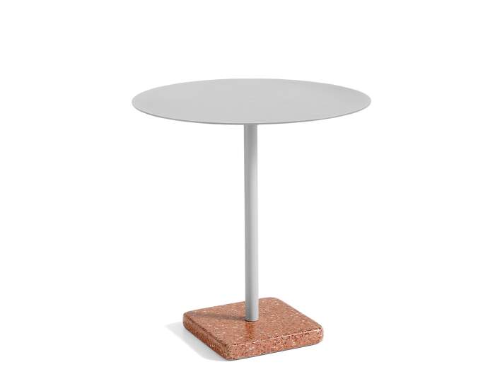 stul-Terrazzo Table Ø70, red terrazo/grey