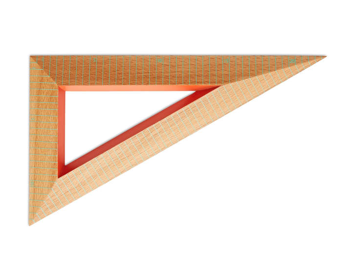 Wooden Ruler Triangle