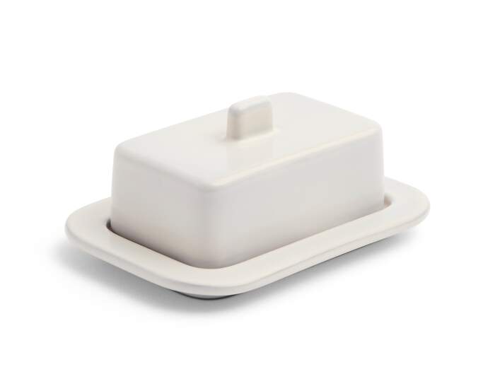 maslenka-Barro Butter Dish, white