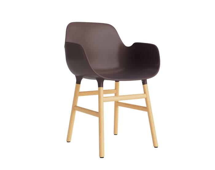 zidle-Form Armchair Oak, brown