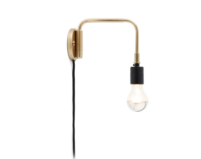 Staple Lamp, Brass