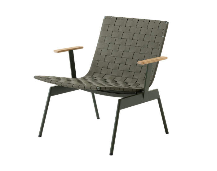 Křeslo s područkami Ville AV45, bronze green