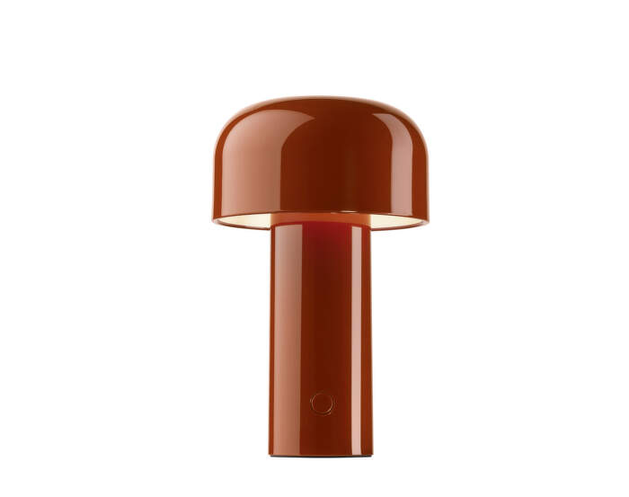 Přenosná lampa Bellhop Battery, brick red
