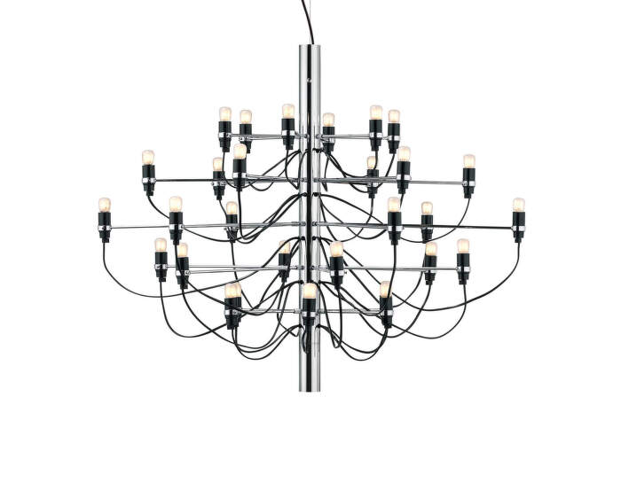 Lustr 2097/30 Frosted Bulbs, chrome