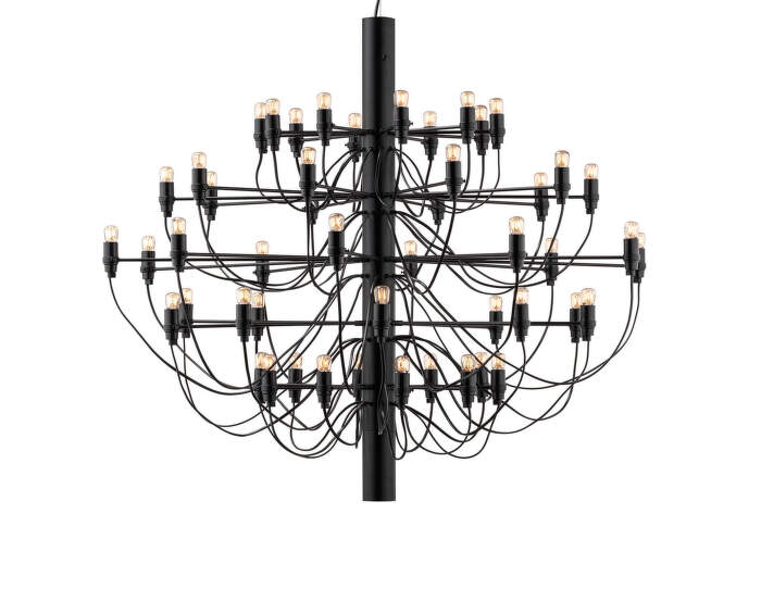 Lustr 2097/50 Clear Bulbs, matte black