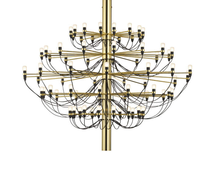 Lustr 2097/75 Frosted Bulbs, brass