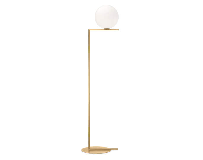 Stojací lampa IC F2, brass