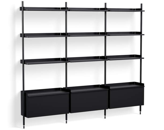 Policový systém Pier kombinace 133, black