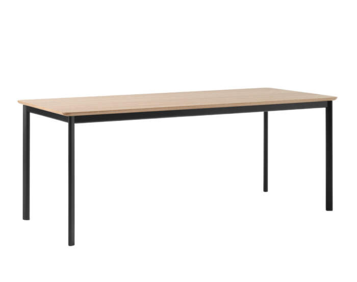 Jídelní stůl Drip HW116, black/lacquered oak