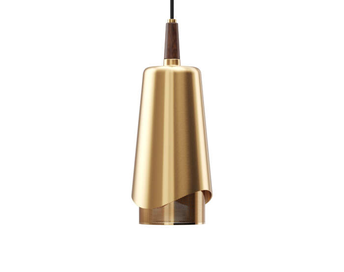 Závěsná lampa Umanoff, brass