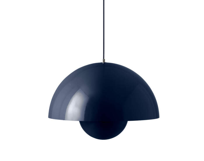 Závěsná lampa Flowerpot VP2, steel blue