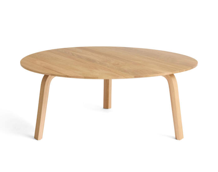 Stolek Bella Coffee Table Ø80x32, lacquered oak