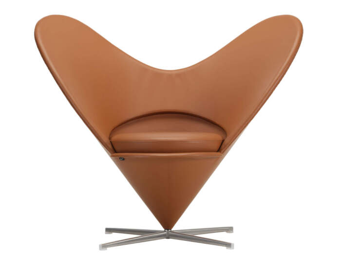 Křeslo Heart Cone Chair, cognac