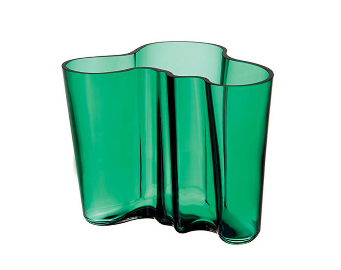 Váza Aalto 160 mm, emerald