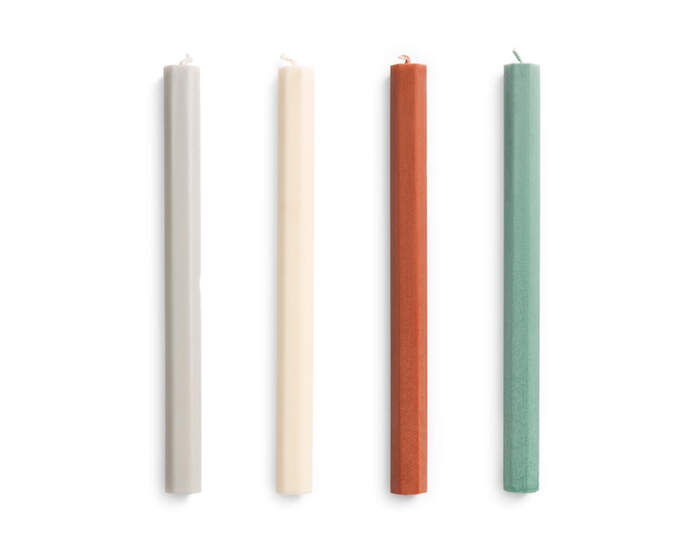 Svíčky Hexagon Candle set 4ks, forest