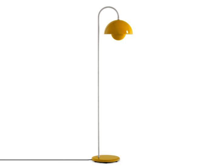 Stojací lampa Flowerpot VP12, mustard