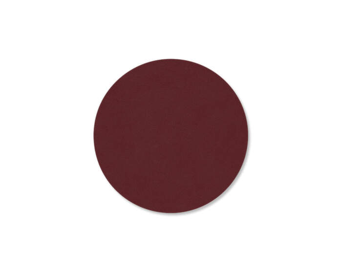 Podložka pod skleničku Circle Nupo, burgundy