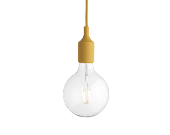Závěsná LED lampa Muuto E27, mustard