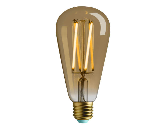 LED retro žárovka WattNott Willis 4,5W, Gold