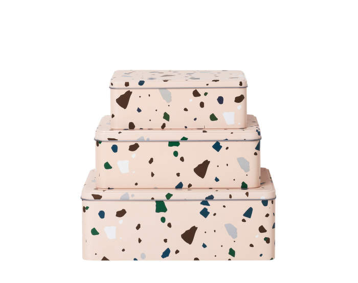 Terrazzo box Pink