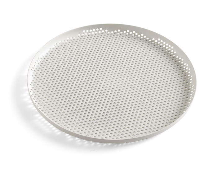 Tác Perforated Tray L, soft grey