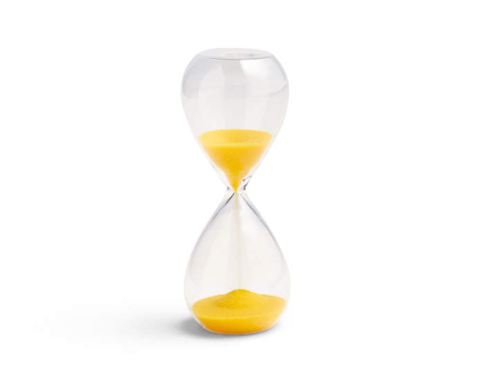 Hodiny Time M (15 min), lemon yellow