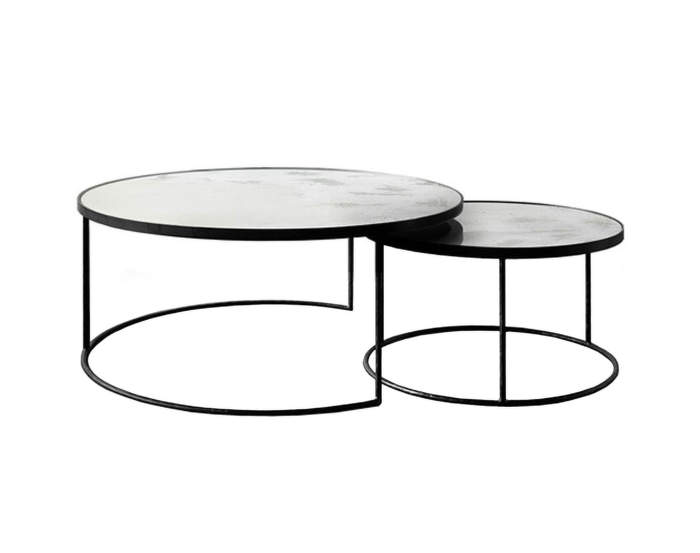 Clear Nesting coffee table set