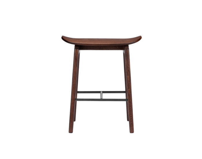 NY11 Stool, dark stained oak