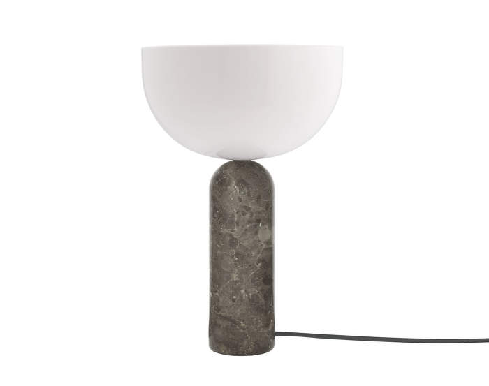 Kizu Table Lamp, Large, Gris du Marais w. White Acrylic