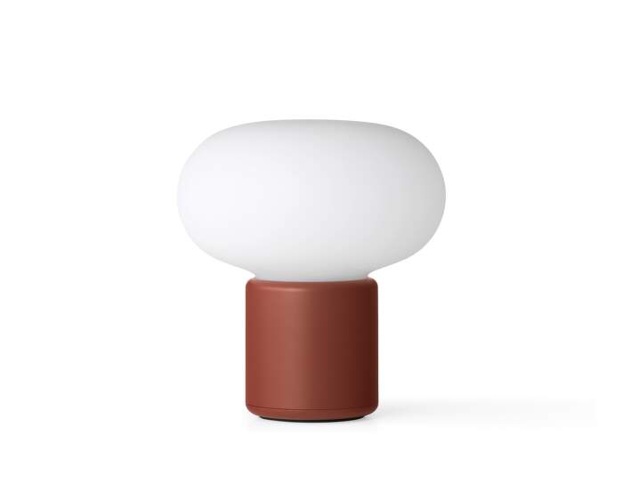 Karl-Johan Portable Table Lamp, Earth Red