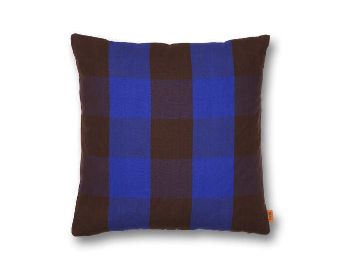 polstar Grand Cushion, choco / bright blue